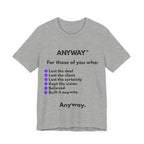 HERO | ANYWAY.™ | Woulda. Coulda. Shoulda. Collection
