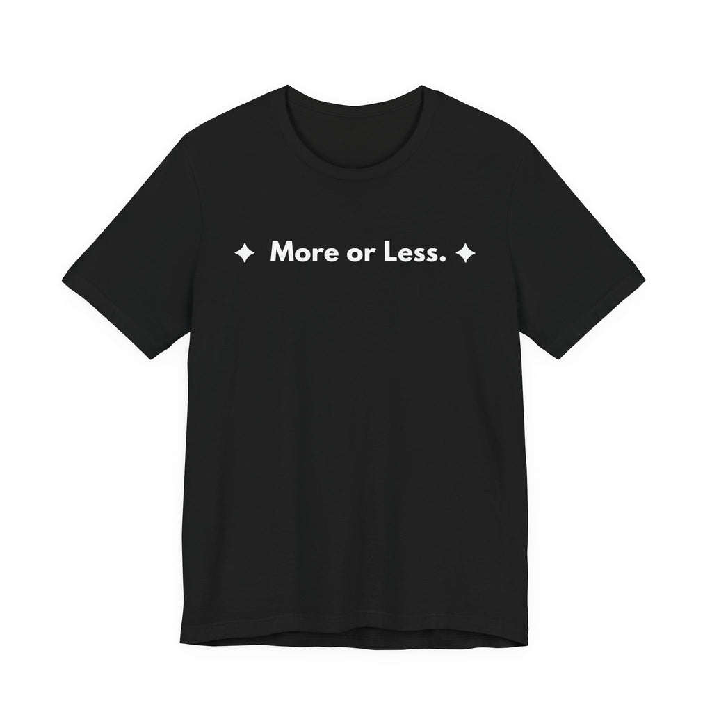 More or Less. | Off The Cuff