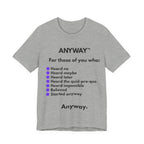 HERO | ANYWAY.™ | Woulda. Coulda. Shoulda. Collection