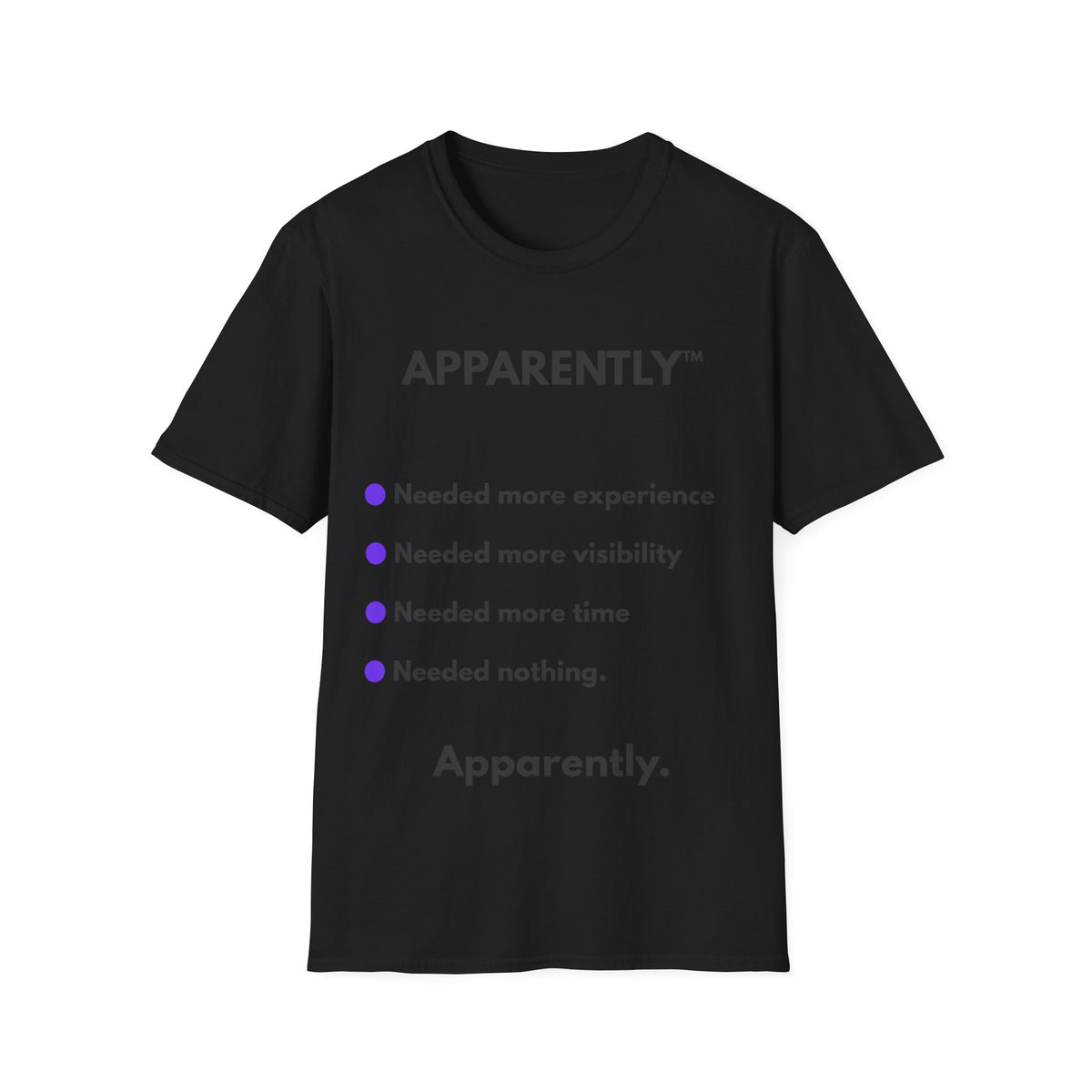 APPARENTLY.™ Needed More Experience | Coulda. — Lightweight