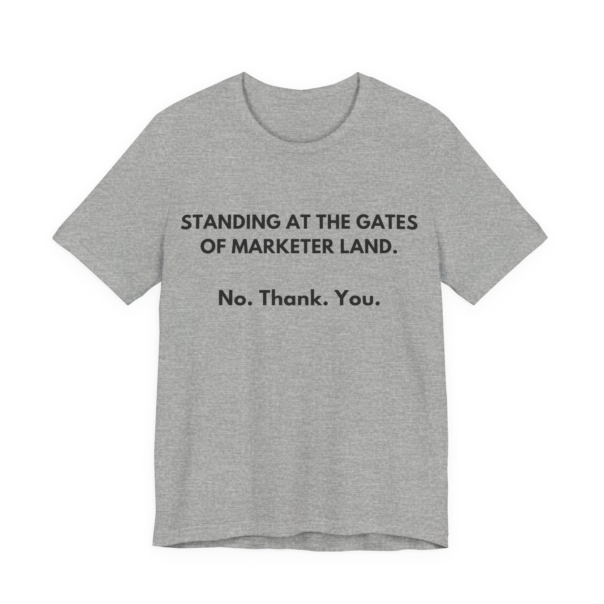 Standing at the Gates of Marketer Land. | IYKYK
