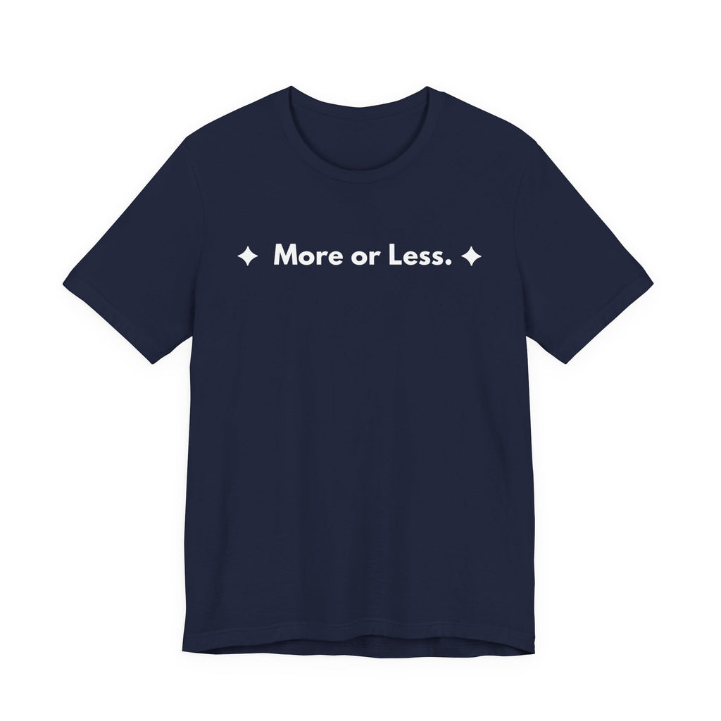 More or Less. | Off The Cuff