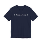 More or Less. | Off The Cuff
