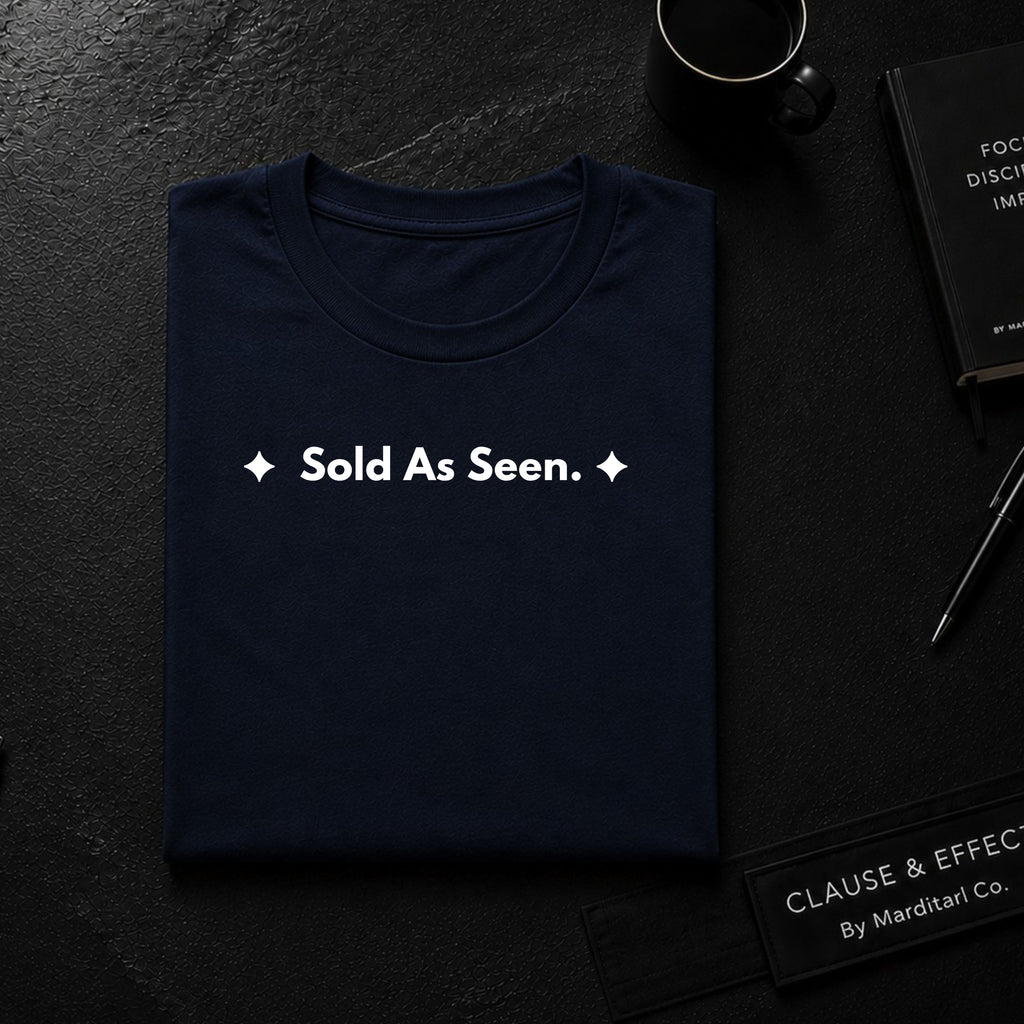 Sold As Seen. | Off The Cuff