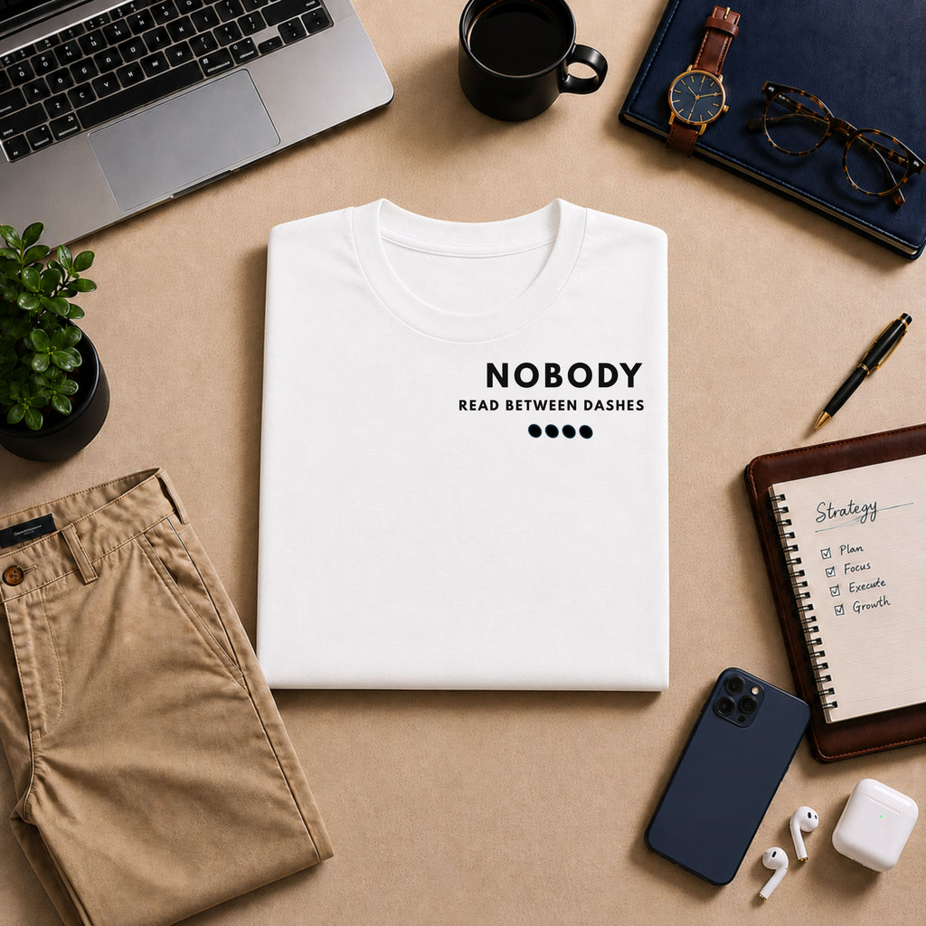 Nobody Read Between Dashes – Dot  | Nobody Series
